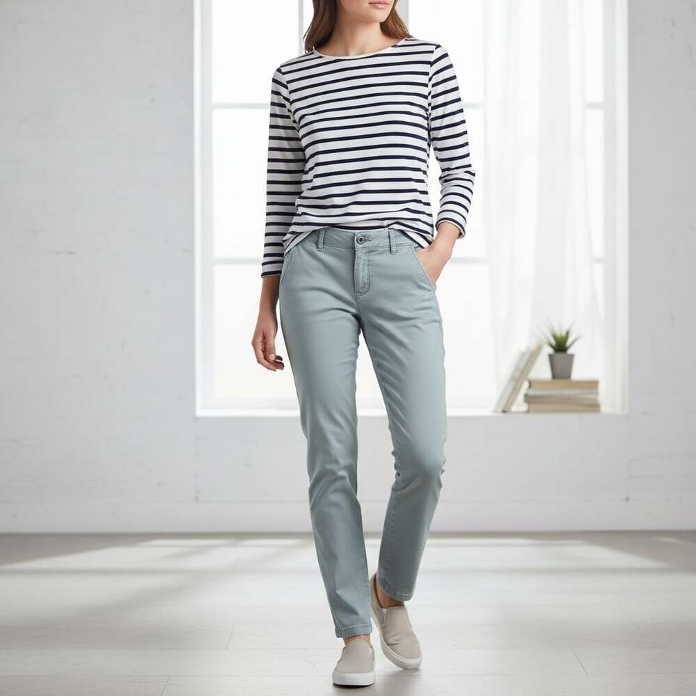 Pilcro and the Letterpress Hyphen Chino Pants Size 26 Powder Blue Low Rise